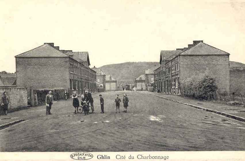 Ghlin : Cité du charbonnage.