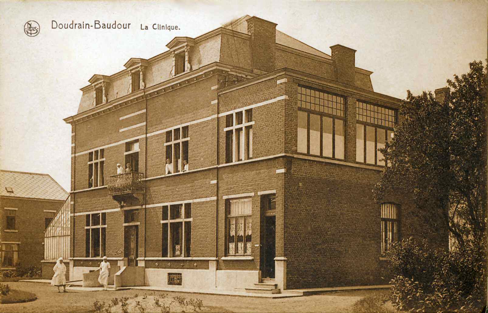 Baudour : Douvrain - La clinique (vers 1922).