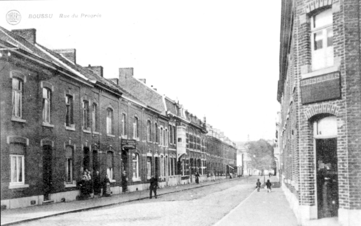 Boussu : Rue du Progrès (1920).