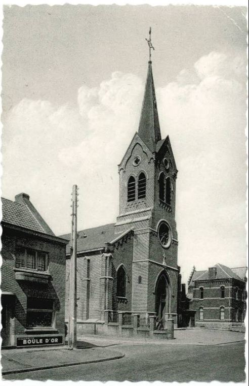 Flénu : L'église (1957).