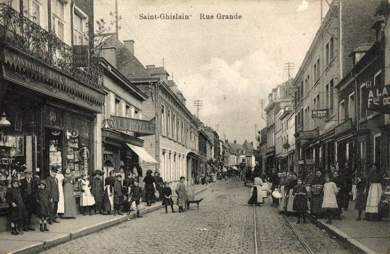 Saint Ghislain : Rue Grande.
