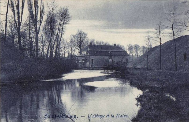 Saint-Ghislain : L'Abbaye et le Haine.