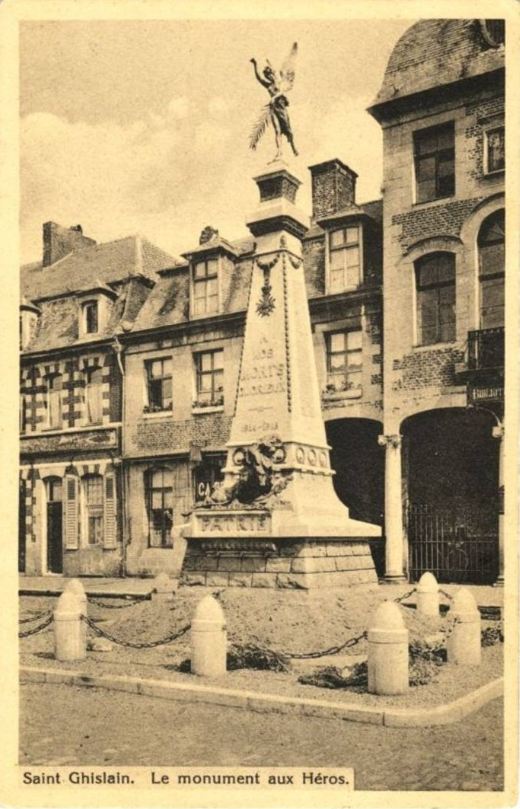 Saint-Ghislain - Le monument aux Héros. 