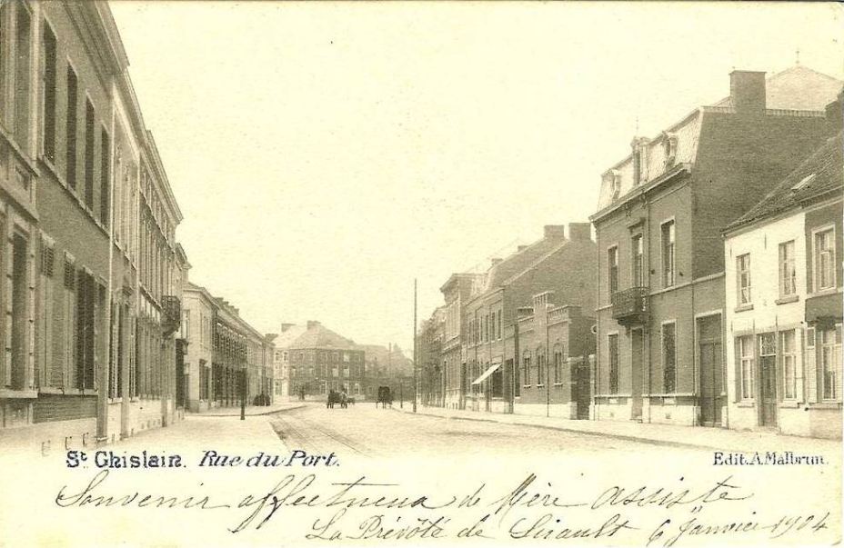Saint-Ghislain : Rue du Port.