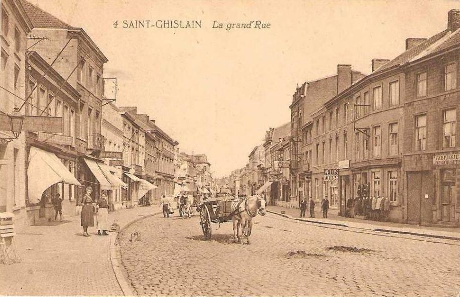 Saint-Ghislain : Grand'Rue.