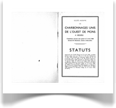 Boussu : statuts des Charbonnages Unis de l'Ouest de Mons.