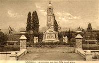 Maisières : Le monument aux morts de la grand guerre.