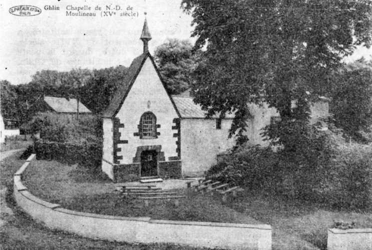 Ghlin : Chapelle Notre Dame de Moulineau.