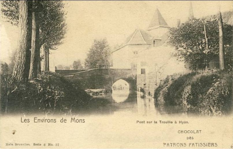Hyon : Pont sur la Trouille (1909). 