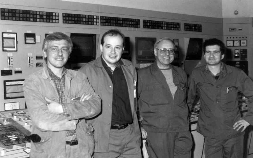 De gauche à droite : Emilio Zenzerovich, Philippe HAYEZ, Jacques Boudar et Frank Zimmer