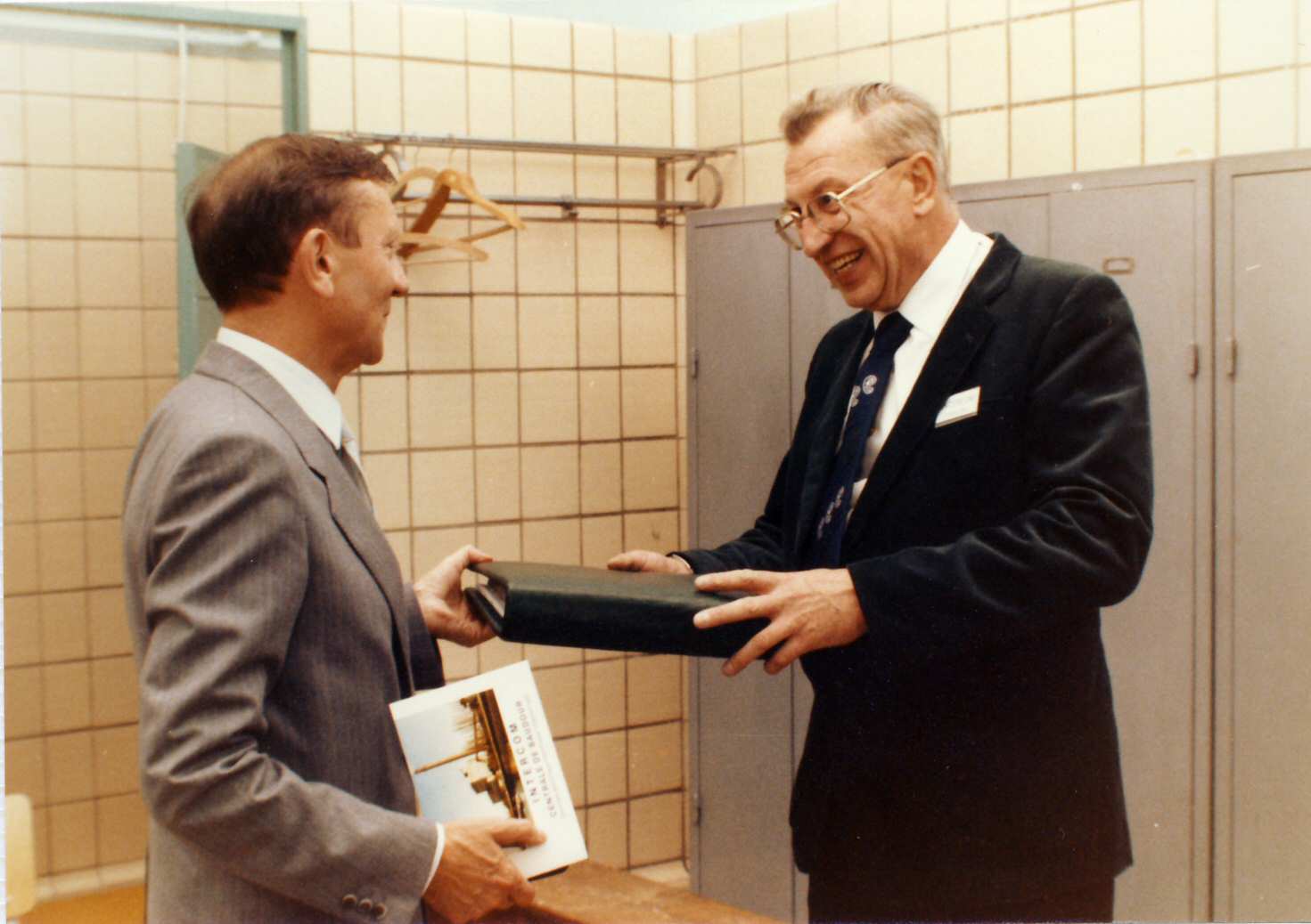 De gauche à droite : Joseph DEMEUBOURG et Jacques WALRAVENS