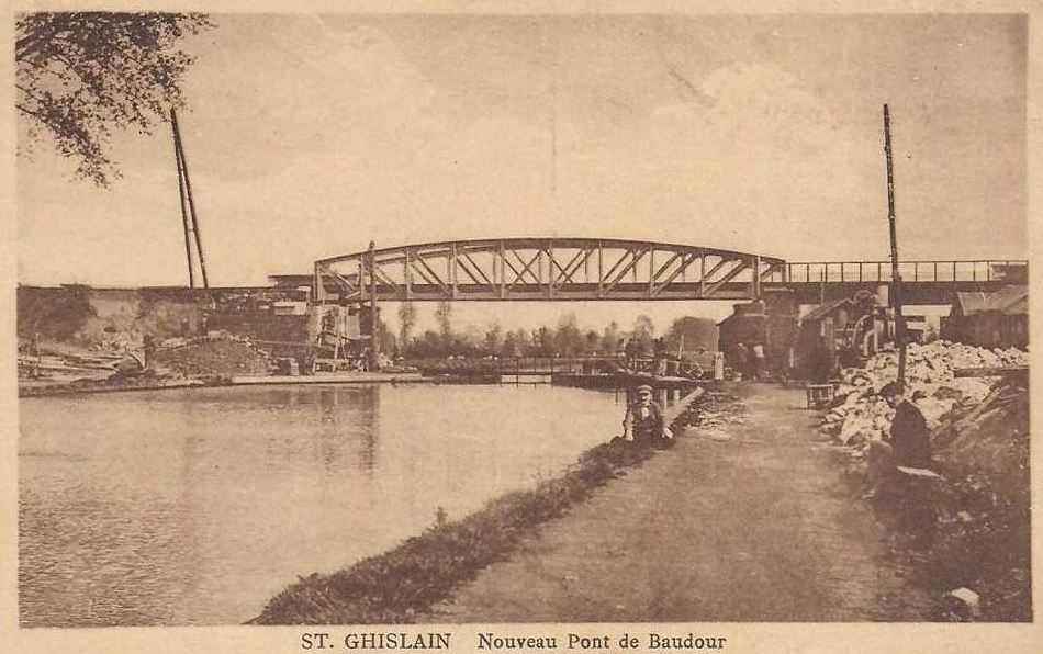 Saint-Ghislain : Nouveau pont de Baudour. 