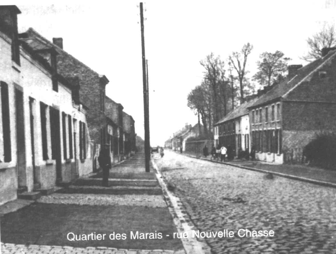 Jemappes : quartier des Marais, rue Nouvelle Chasse.