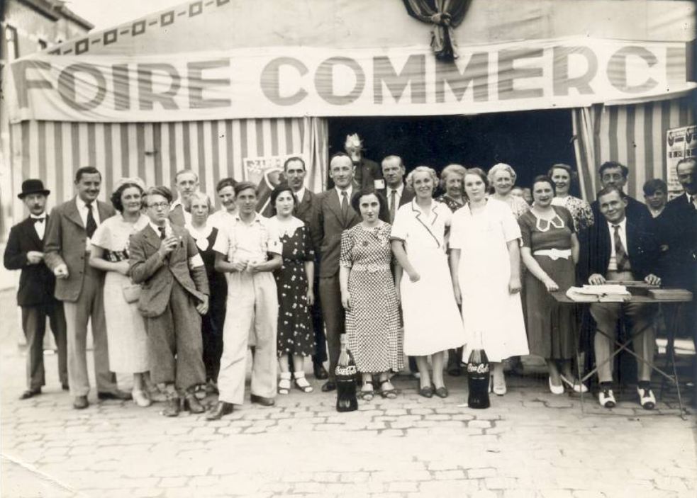 Mons : Foire Commerciale (samedi 7 août 1937) .